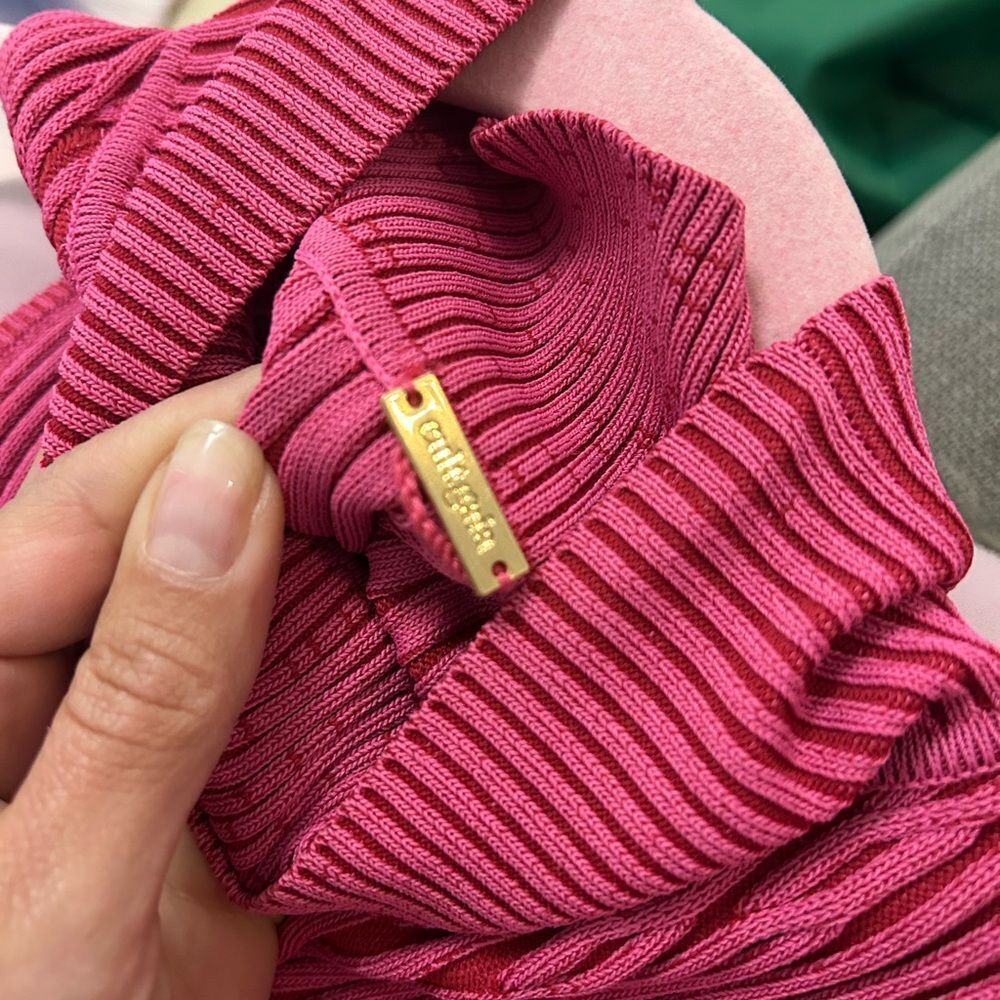 Cult Gaia Fuchsia Knit Maxi Dress - Picture 5 of 6